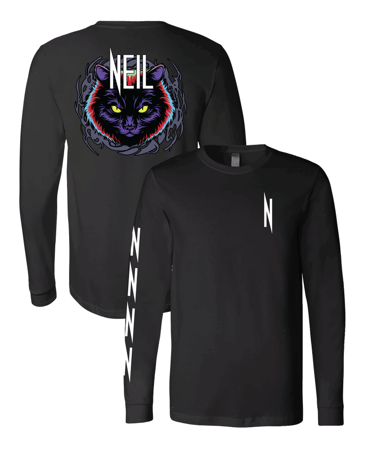 Black Cat Long Sleeve T-shirt